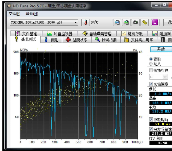 使用HD Tune Pro检测硬盘健康状态 及时掌握硬盘寿命